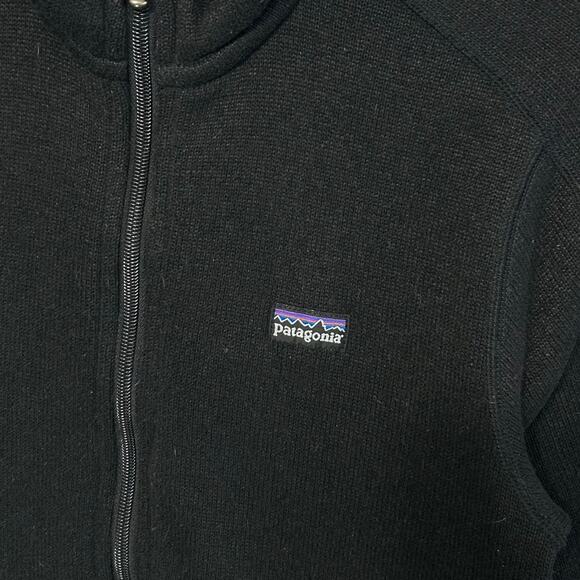 Patagonia Better Sweater Jacket Womens Sz S Black Full Zip Fleece Lined Travel - Picture 5 of 8